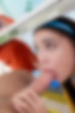 Would a Goody Two Shoes Suck Her Stepbrother's Cock Under the Table?