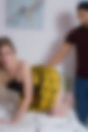 Natural teen Amber Moore rides big bully cock to protect her brother